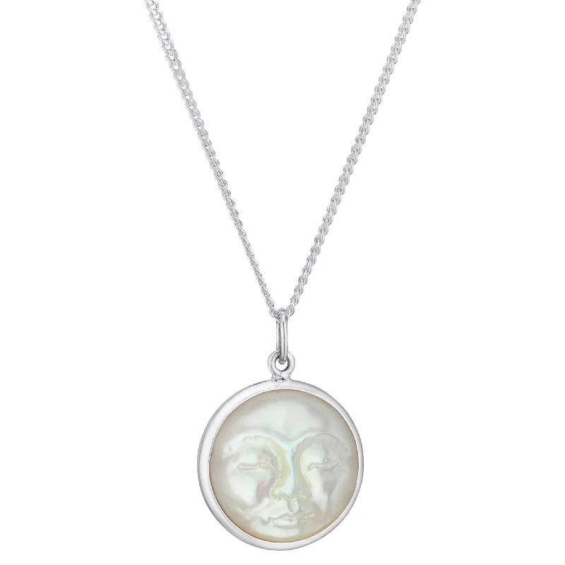 LUCENT - Sterling Silver & Mother of Pearl Necklace