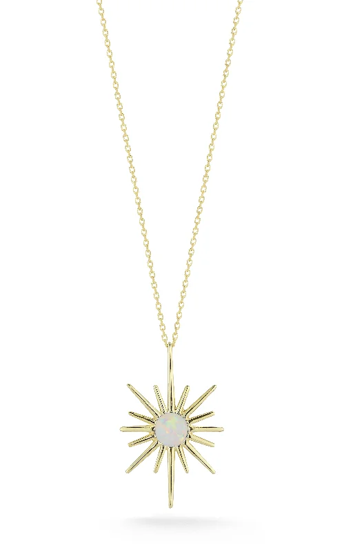 Opal North Star Necklace