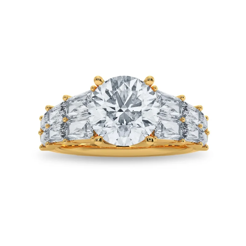 Signature EcoLove Diamond Dreams 6-1/3 CTW Lab Grown Diamond Engagement Ring in 14KT Yellow Gold