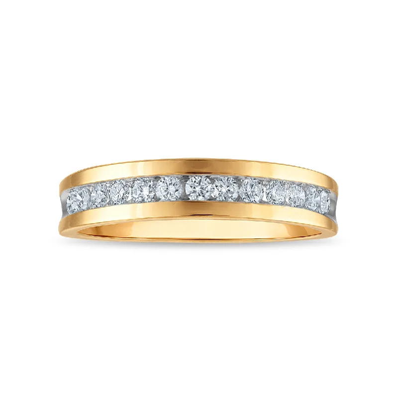 Signature EcoLove 1/2 CTW Lab Grown Diamond Wedding Ring in 14KT Yellow Gold