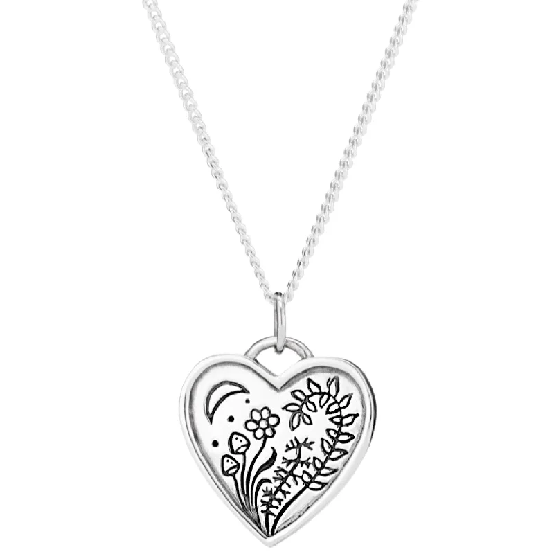 WILD HEART - Sterling Silver Necklace