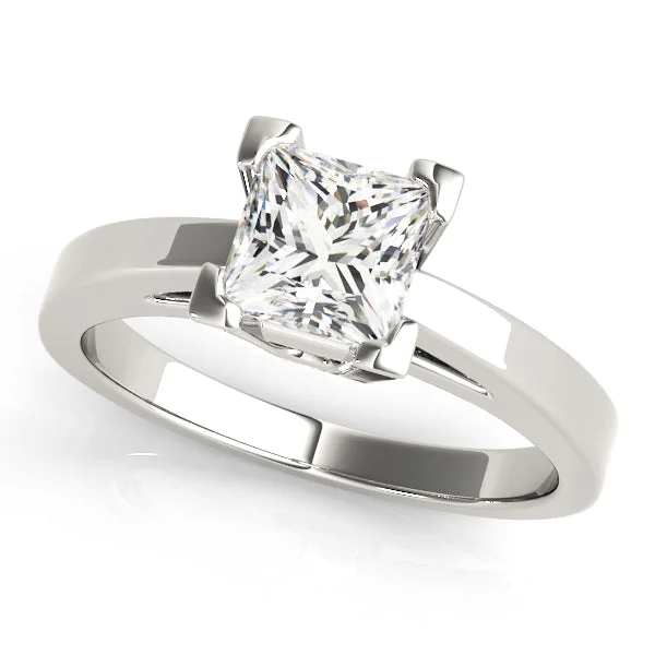 Princess Cut Solitaire Engagement Mounting