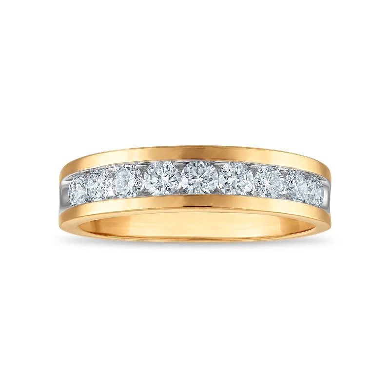 Signature EcoLove 1 CTW Lab Grown Diamond Wedding Ring in 14KT Yellow Gold