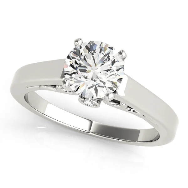 Single Diamond Detail Engagement Mounting