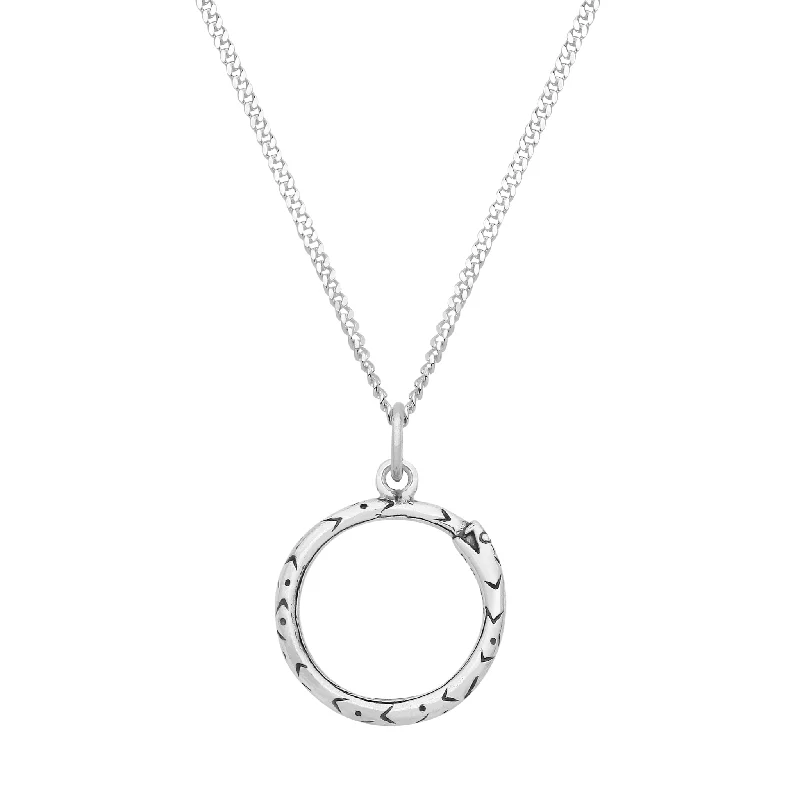 SERPENTINE - Sterling Silver Necklace