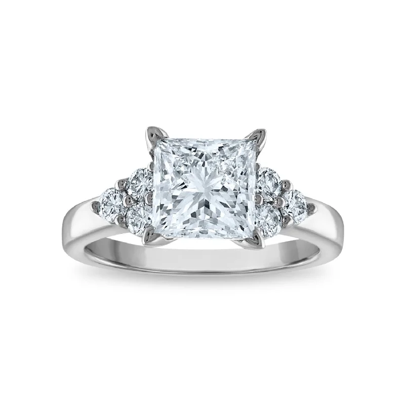 Signature EcoLove Diamond Dreams 2-5/8 CTW Lab Grown Diamond Engagement Ring in 14KT White Gold